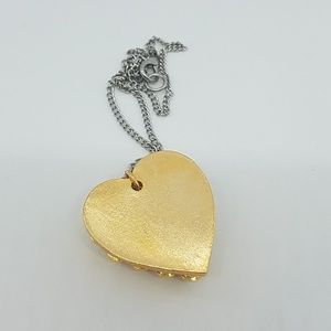GASOLINE GLAMOUR Jewelry - Gold metal spike heart necklace new GASOLINE GLAMOUR Jewelry - Gold metal spike heart necklace new
